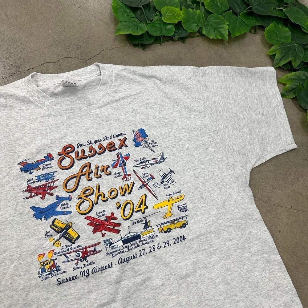 Vintage 2004 Sussex Air Show Graphic T-Shirt
